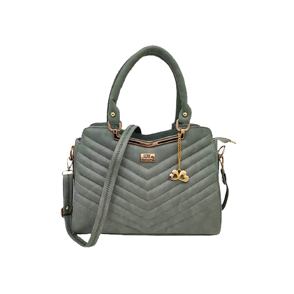 Faux Leather Handbag - Image 5