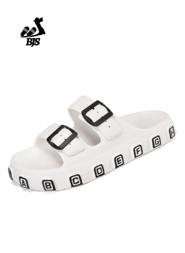 Unisex Flip Flops - Indoor/Outdoor, Convenient Elastic Strap, Soft and Lightweight, Non-Slip EVA Material