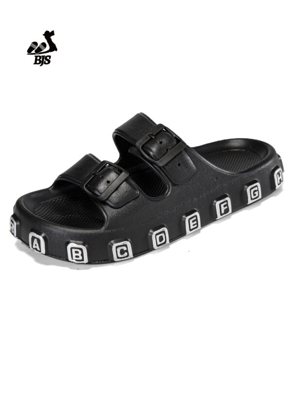 Unisex Flip Flops - Indoor/Outdoor, Convenient Elastic Strap, Soft and Lightweight, Non-Slip EVA Material