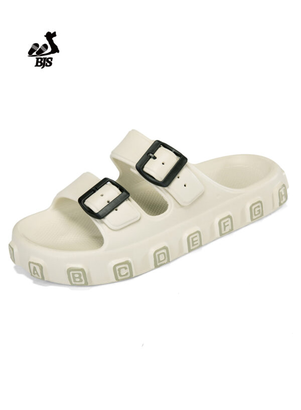 Unisex Flip Flops - Indoor/Outdoor, Convenient Elastic Strap, Soft and Lightweight, Non-Slip EVA Material