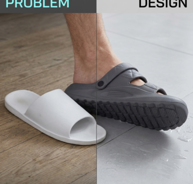 QY11979 Fashion Slippers - Gray